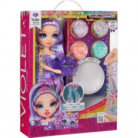 Rainbow High Shimmers with Slime - Violet