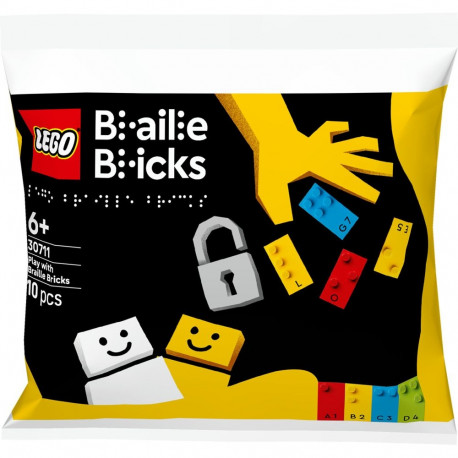 LEGO 30711 Braille Brick Fun, Construction Toy Polybag