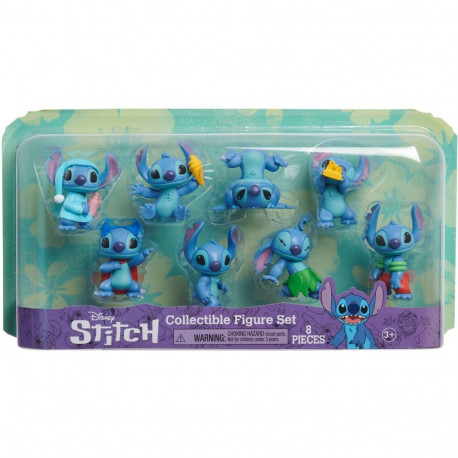 Disney Stitch Sammelbox mit 8 Figuren