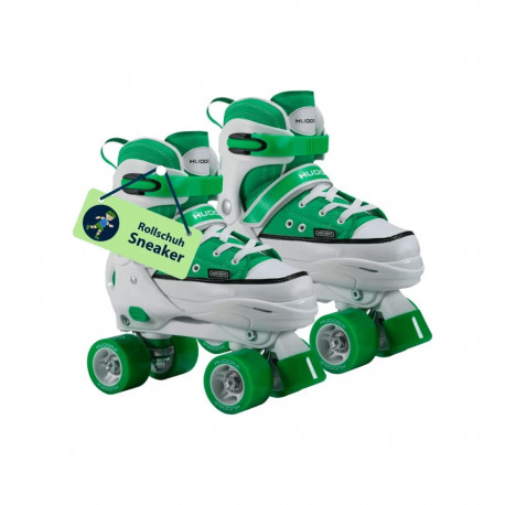 HUDORA Roller Skates size 36-39, roller skates green/white, sneaker look