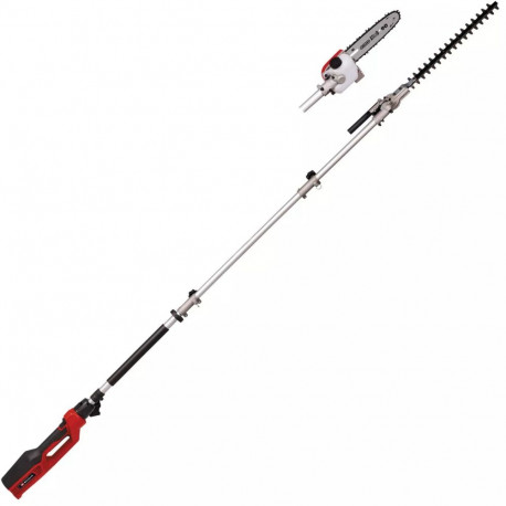 Elektro-Stab-Heckenschere / -Säge GC-HC 90/2046 T (rot/schwarz, 900 Watt, 2in1-Gerät: Teleskop-Hecke
