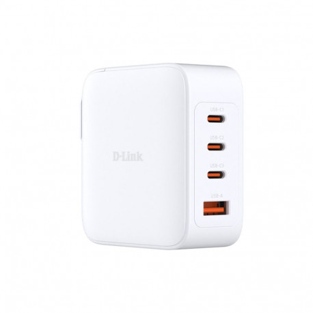 140W GaN Ladegerät DCF-141/E, PD 3.1, QC 4.0 (weiß, 1x USB-A, 3x USB-C)