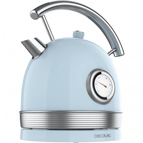 Cecotec Thermosense 420 Vintage Light Blue, kettle light blue/stainless steel, 2,200 watts, 1.8 lite