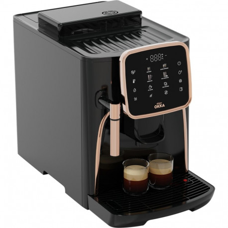 Okka espressomasin Pro 1450W, must/pronks