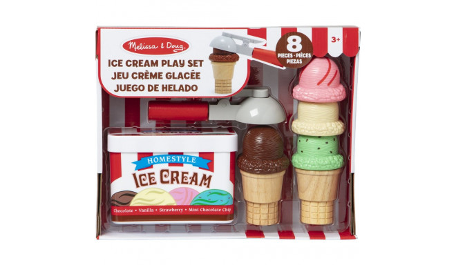 Melissa & Doug jäätise kühveldamise ja virnastamise komplekt