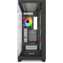 Sharkoon ELITE SHARK CA500 , Tower case black, Tempered Glass x 2