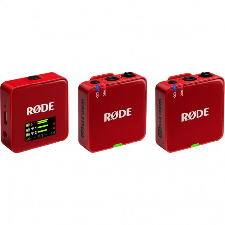 juhtmevaba mikrofon Wireless GO Gen 3, punane