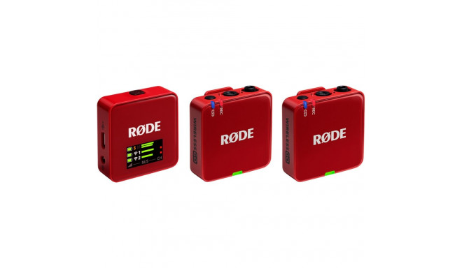 juhtmevaba mikrofon Wireless GO Gen 3, punane