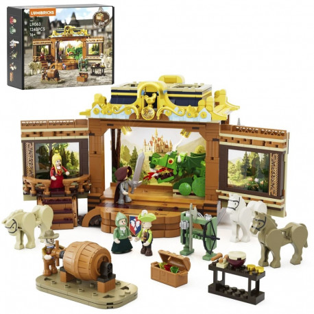 Lumibricks Medieval Troop Carriage, Construction Toy