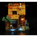 Lumibricks Medieval Watermill, construction toy