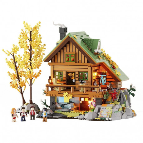 Lumibricks Mountain Hut, construction toy