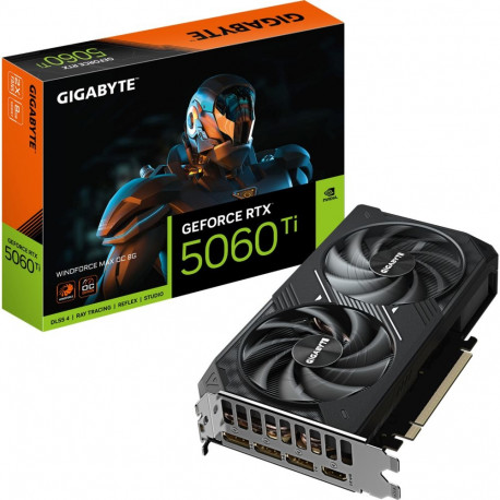 GeForce RTX 5060 Ti WINDFORCE MAX OC 8G (DLSS 4, 3x DisplayPort, 1x HDMI 2.1)