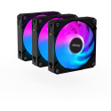 GIGABYTE AORUS EZ CHAIN FAN 120, case fan black, 3-pack, 120 mm