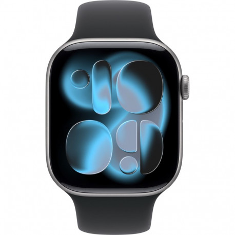 Watch Series 11 (grau, Aluminium, 46 mm, Sportarmband schwarz S/M)