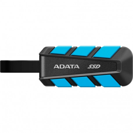 ADATA External SC740 2 TB External SSD Black/Blue, USB-C 3.2 Gen 2 (10 Gbps)