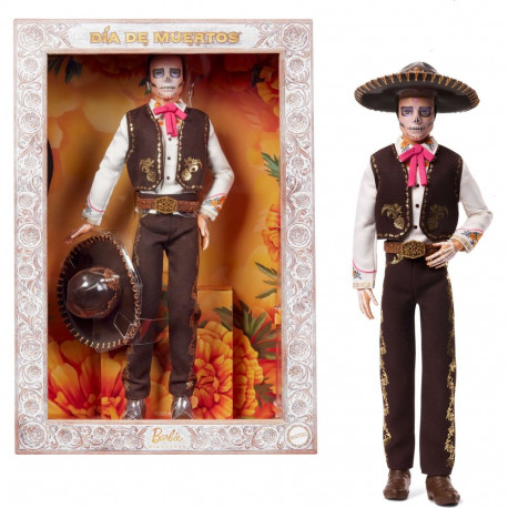 Barbie Barbie Signature Dia De Muertos 2025 - Ken doll with suit and sombrero