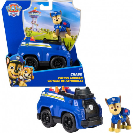 Paw Patrol - Polizei-Fahrzeug mit Chase Spielfigur