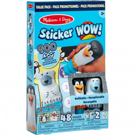 Melissa & Doug kleepsu- ja templikomplekt 2-pakk, talvine