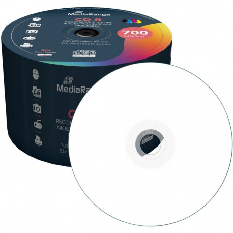 CD-R plaadid 700MB 52fach 50Stück trükitavad