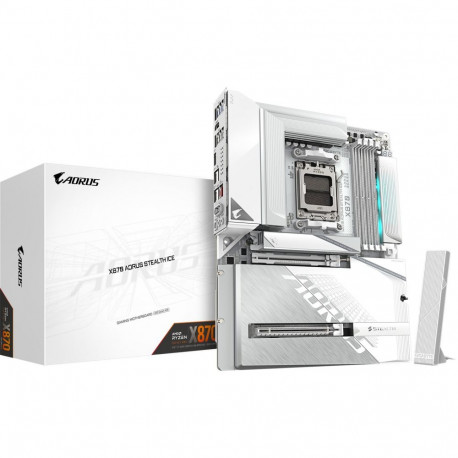 X870 AORUS STEALTH ICE (silber/weiß)