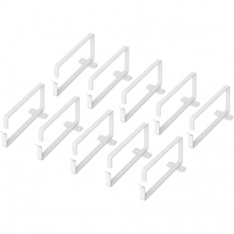Digitus cable routing brackets / cable management rings for 483 mm (19") cabinets, grey, RAL 7035, 3