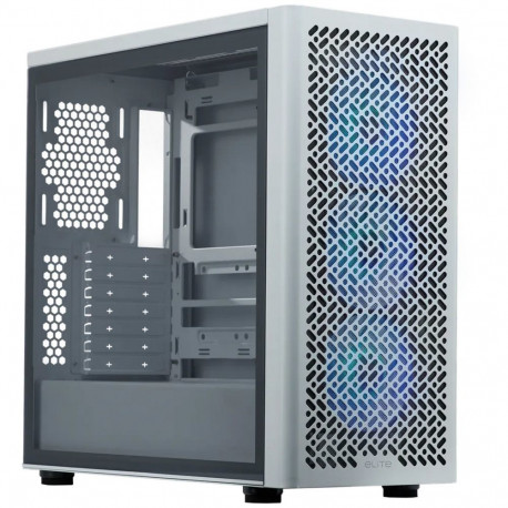 Cooler Master Elite 502, tower case white, tempered glass