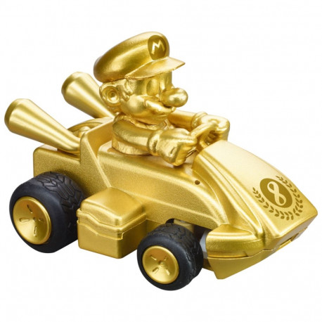 Mario Kart mini-RC-auto Mario Gold 2,4GHz, paberkarp, kuldne