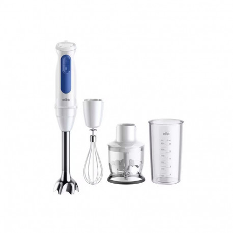 Braun Hand Blender MultiQuick 3 MQ30202M white/blue, 900 watts, with chopper and whisk