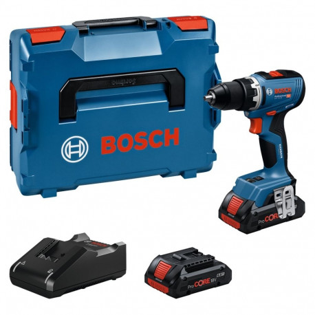 Bosch Professional cordless drill/driver GSR 18V-65 Professional, 18Volt blue, 2x Li-Ion battery Pro