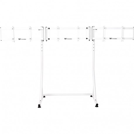 Triple Monitor Stand Pro Snow (weiß, für Monitore 17" - 55")
