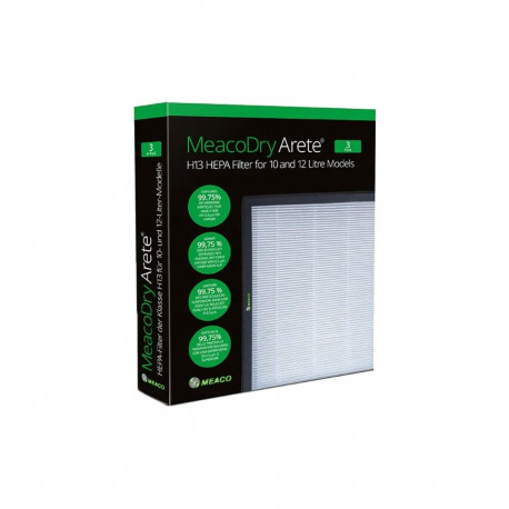 Dry Arete One H13 HEPA-Filter 10L / 12L, 3 Stück (für Meaco Dry Arete One 10L und 12L Luftentfeuchte
