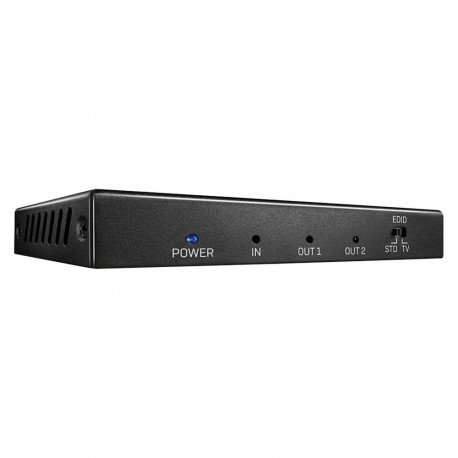 2 Port HDMI Splitter 18G (schwarz, HDR HDCP 2.2)