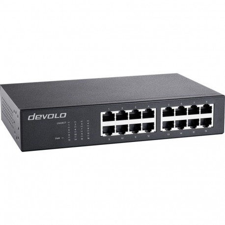 Gigabit Ethernet Switch 16 Port 7235 (schwarz)