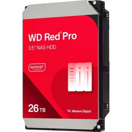WD Red Pro NAS hard drive 26 TB SATA 6 Gb/s, 3.5"