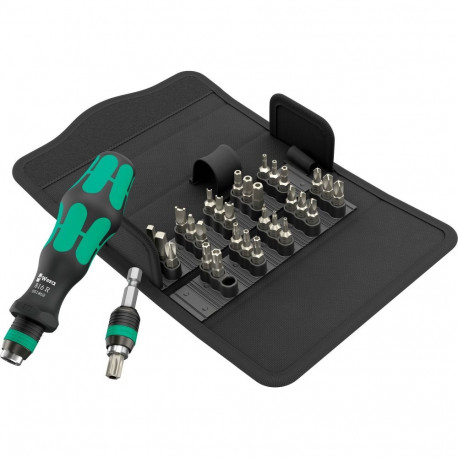 Kraftform Kompakt 71 Security, 32‑teilig (schwarz/grün, 1/4", inkl. Steckgriff)