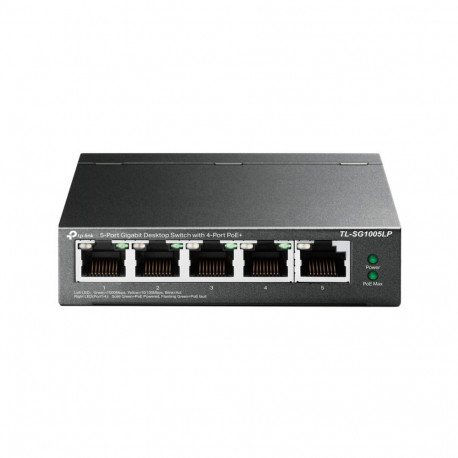 TP-Link TL-SG1005LP 5-port gigabit switch with 4 PoE+ ports black