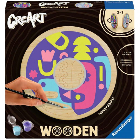 CreArt Wooden - Eckige Formen