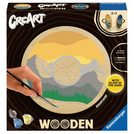 Ravensburger CreArt Wooden - Mountains