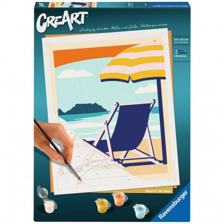 Ravensburger CreArt - Relax at the Beach, Painting