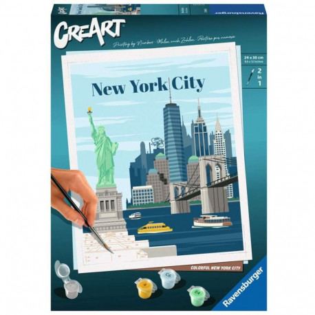 Ravensburger CreArt - Colorful New York City, painting