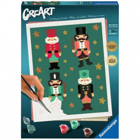 Ravensburger CreArt - Christmas Nutcracker Delight, painting