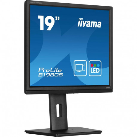 ProLite monitor B1980S-B1 48cm (19Zoll) SXGA TN HDMI DP ergonoomiline jalus, must (matt)