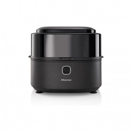 Heißluftfritteuse HAF1350DR (schwarz, 1.350 Watt, Korb 6,7 Liter, mit Sichtfenster)