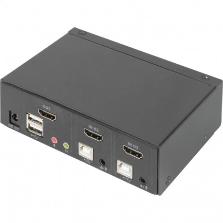 KVM Switch 2 Port (schwarz)
