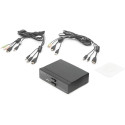 Digitus KVM Switch 2 Port, KVM switch black