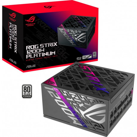 ROG toiteplokk STRIX-1200P-GAMING 1x 12-Pin High Power GPU 4x PCIe kaablite haldus 1200W