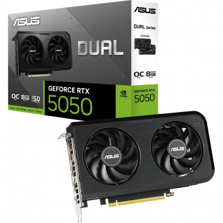 GeForce RTX 5050 DUAL OC 8GB (DLSS 5, 3x DisplayPort, 1x HDMI 2.1)