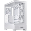 ASUS A31 PLUS TG ARGB, tower case white, tempered glass x 2