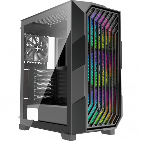 Xilence Xilent Breeze II XG181, tower case black, tempered glass