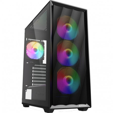 VK4 Rainbow  (schwarz, Tempered Glass)